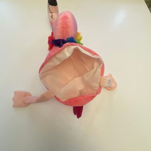John Waters Christmas Pride LGBQ Pik Plysh Flamingo Hat - Picture 10 of 14